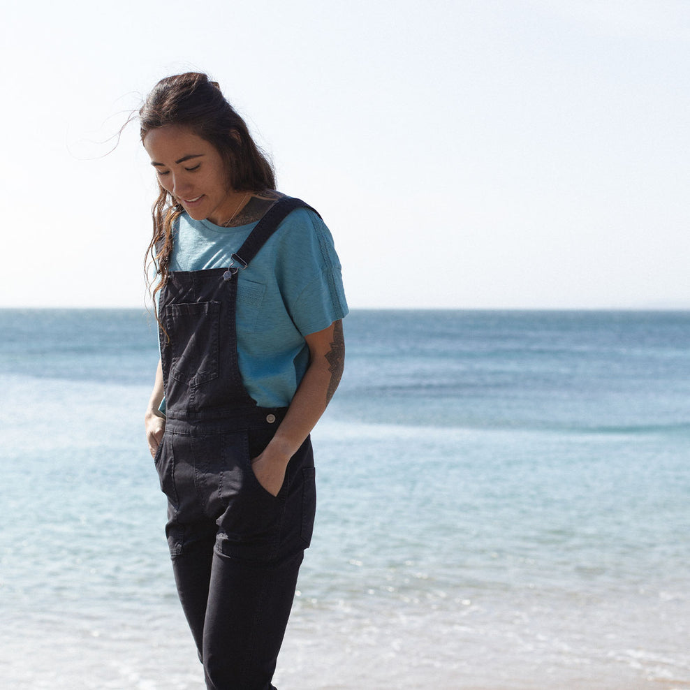 Passenger Roamist Dungarees Washed Black