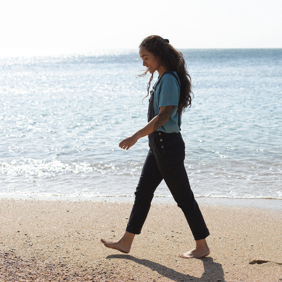 Passenger Roamist Dungarees Washed Black