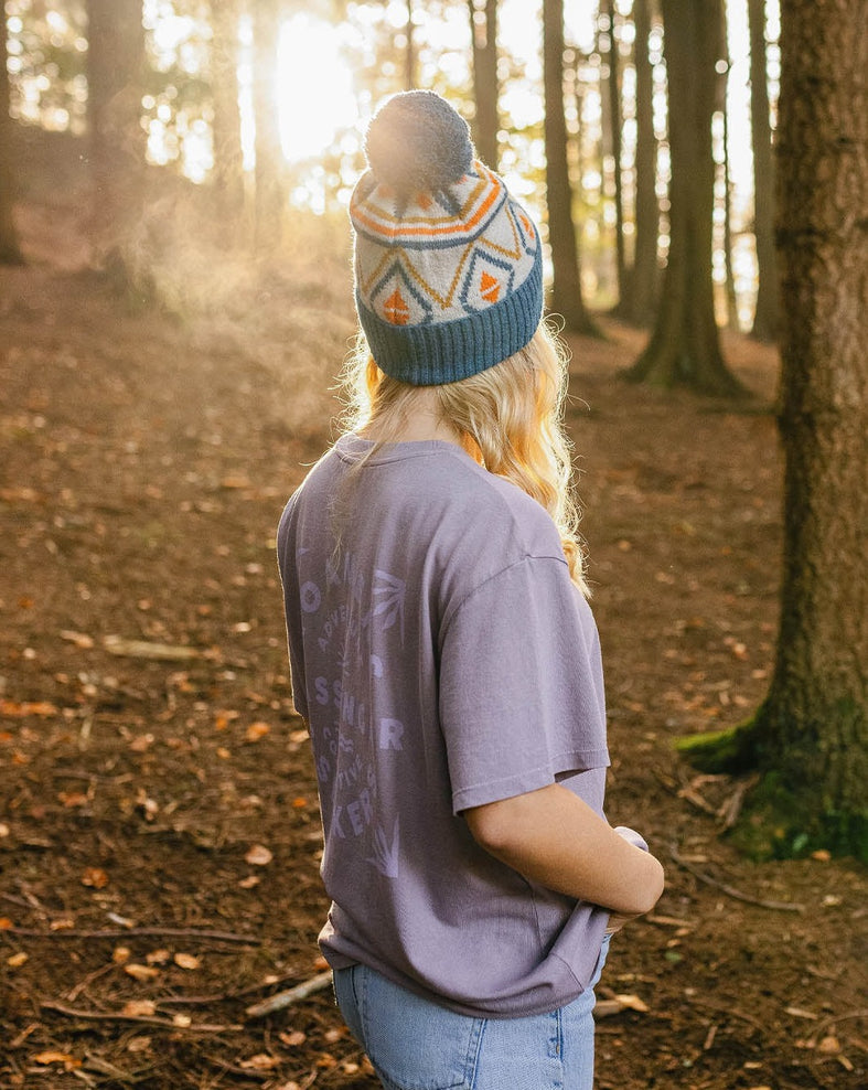 Passenger Roamers And Seekers Recycled Cotton Oversized T-Shirt Dusty Lilac