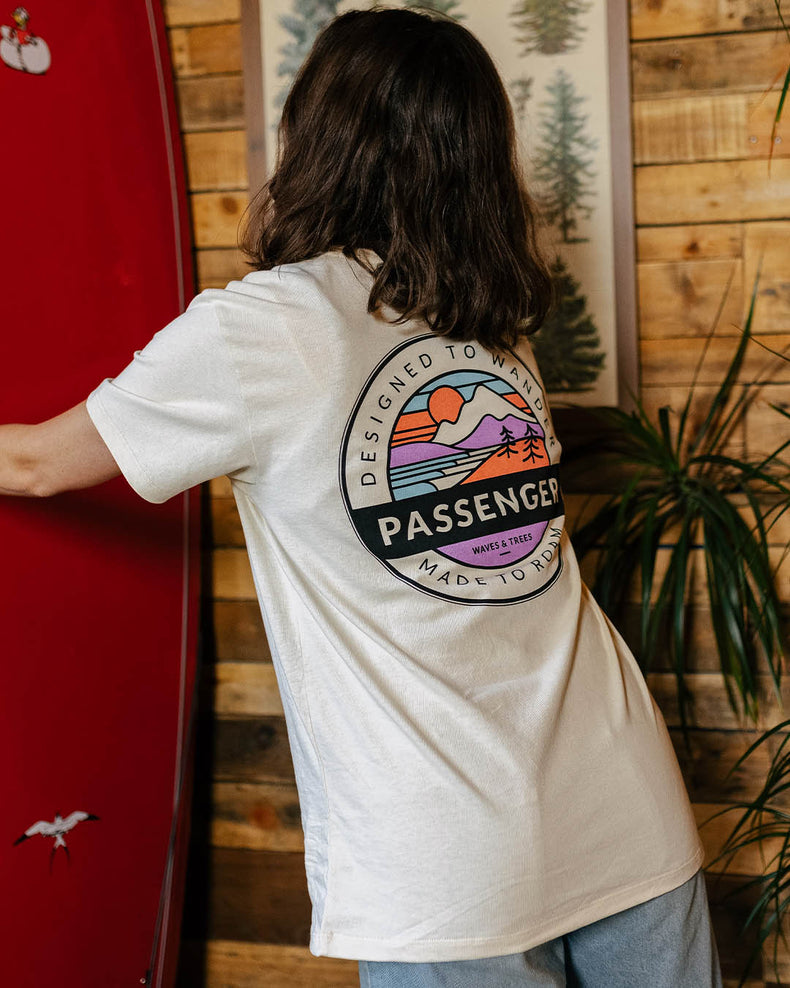 Passenger Wilds Recycled Cotton Oversized T-Shirt Birch