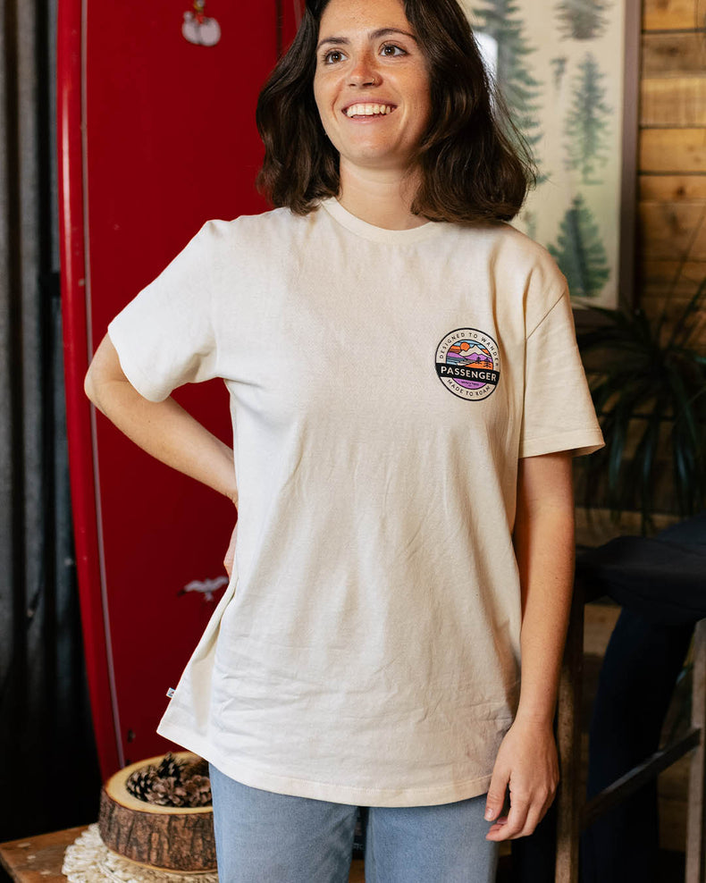 Passenger Wilds Recycled Cotton Oversized T-Shirt Birch