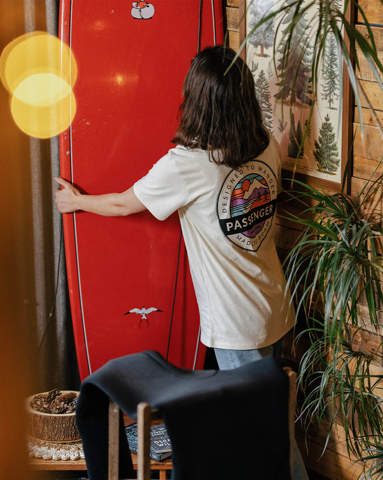 Passenger Wilds Recycled Cotton Oversized T-Shirt Birch