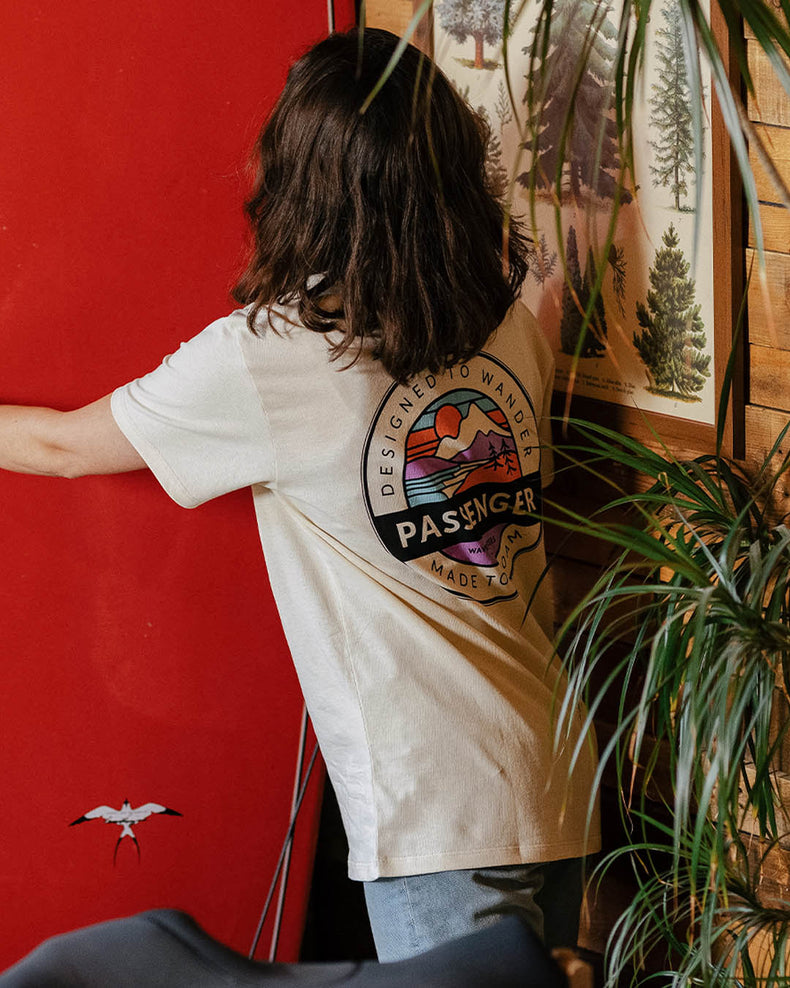 Passenger Wilds Recycled Cotton Oversized T-Shirt Birch