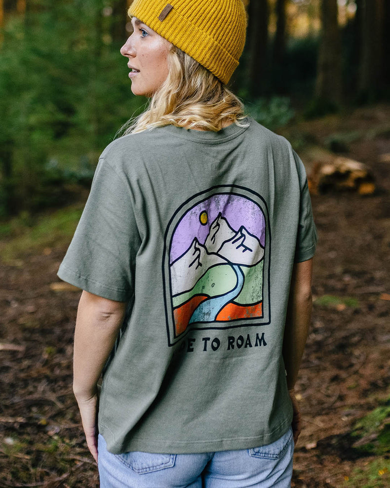 Passenger Friday Collective Recycled Cotton T-Shirt Dusty Olive