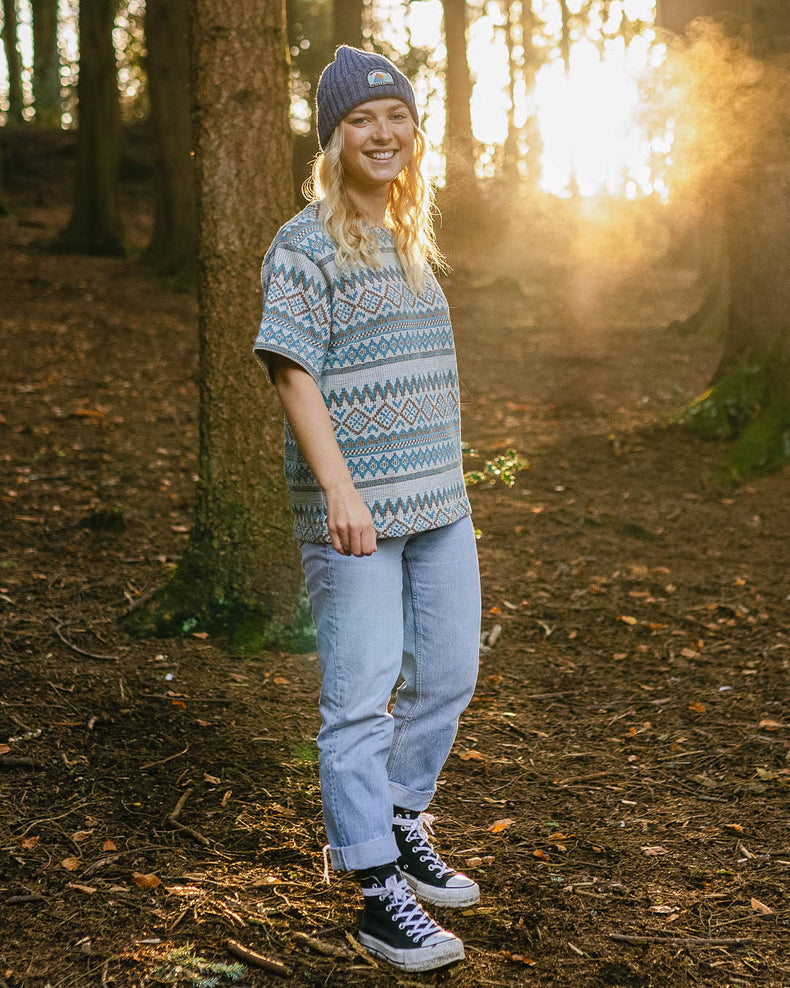 Passenger Wilderness Jacquard T-Shirt Birch Jacquard