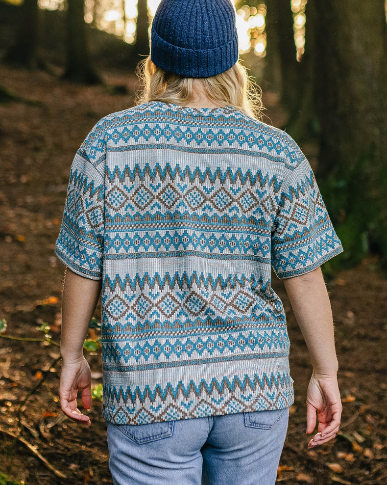 Passenger Wilderness Jacquard T-Shirt Birch Jacquard