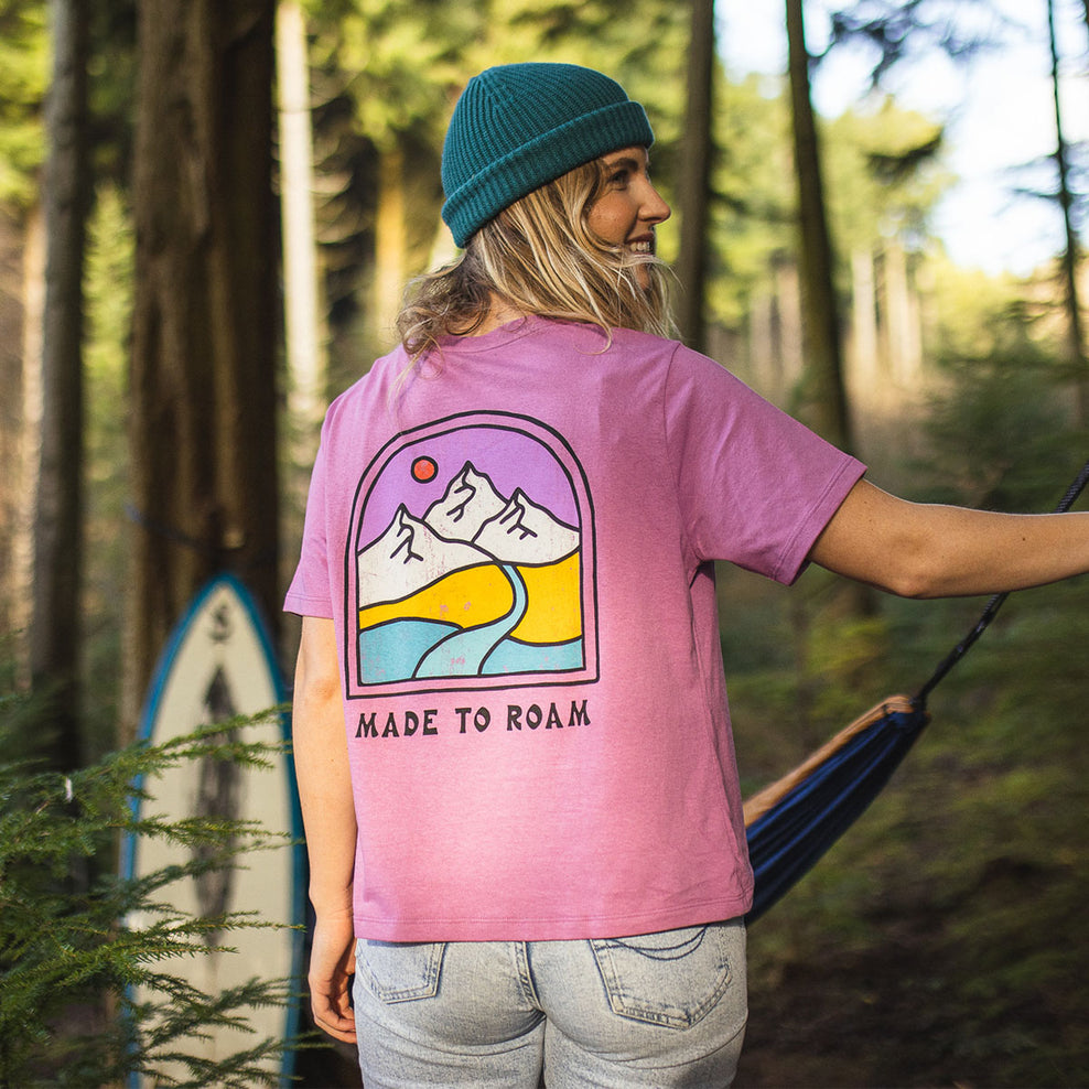 Passenger Friday Collective Recycled Cotton T-Shirt Orchid