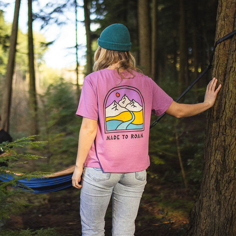 Passenger Friday Collective Recycled Cotton T-Shirt Orchid