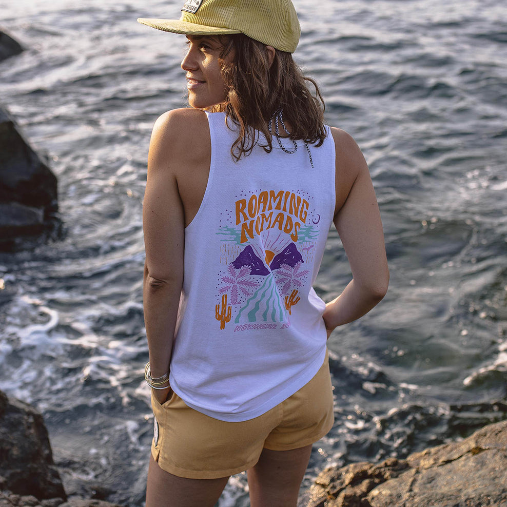 Passenger Cactus Recycled Cotton Vest White