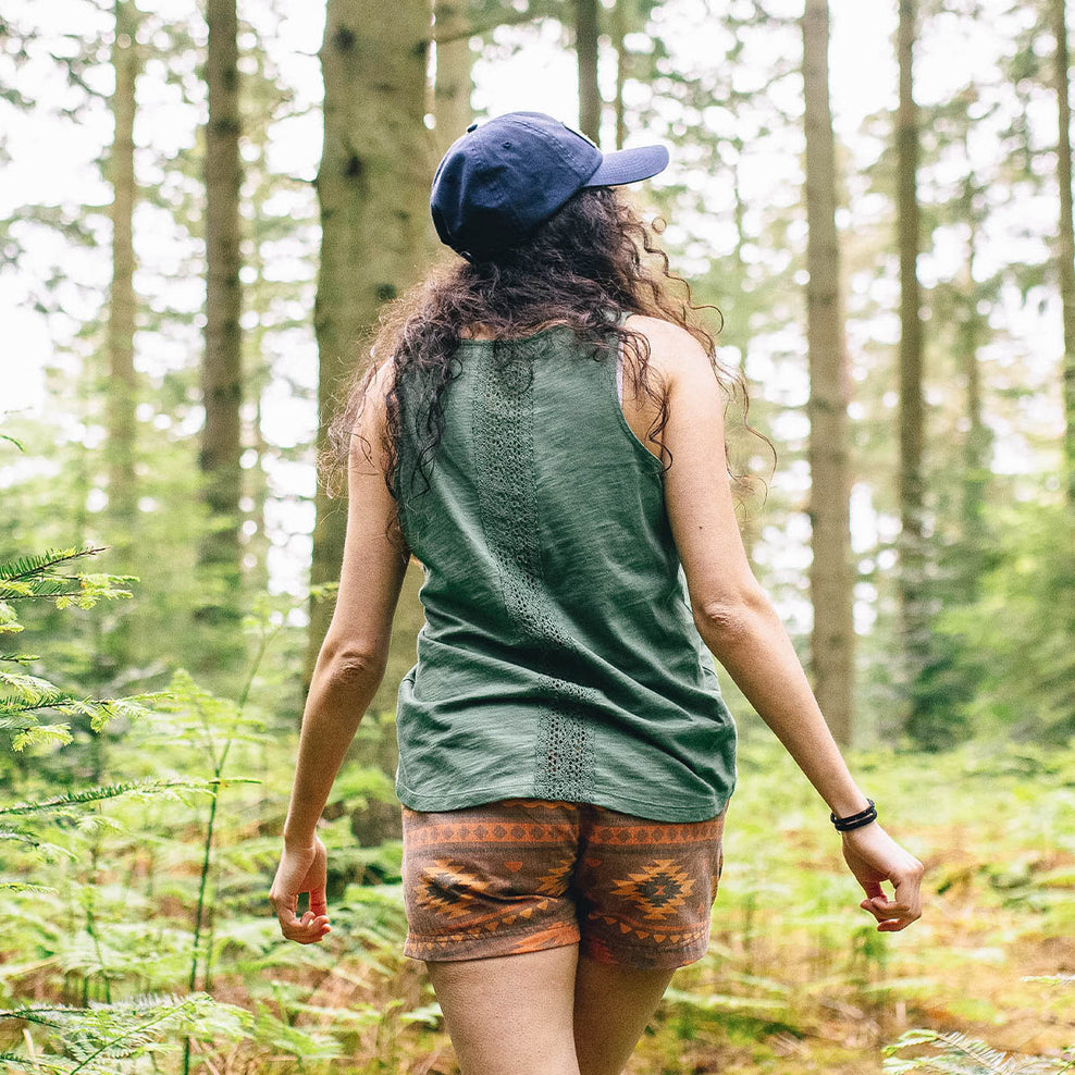 Passenger Rivergate Recycled Cotton Top Dark Ivy