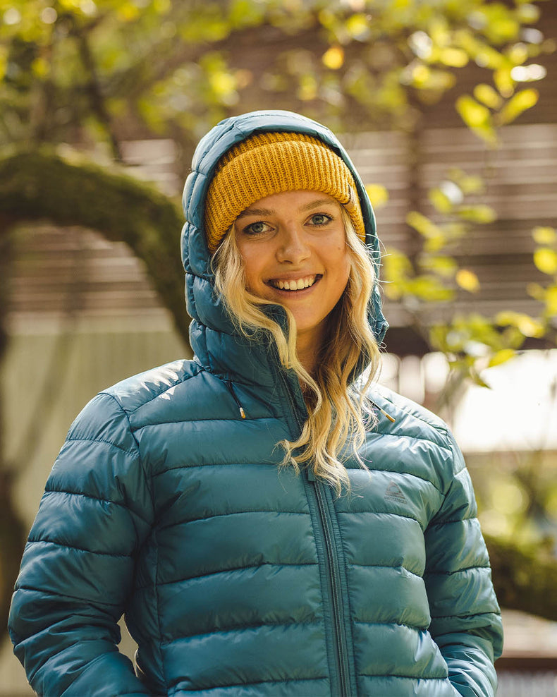 Passenger Compass Recycled Beanie Mustard Yellow