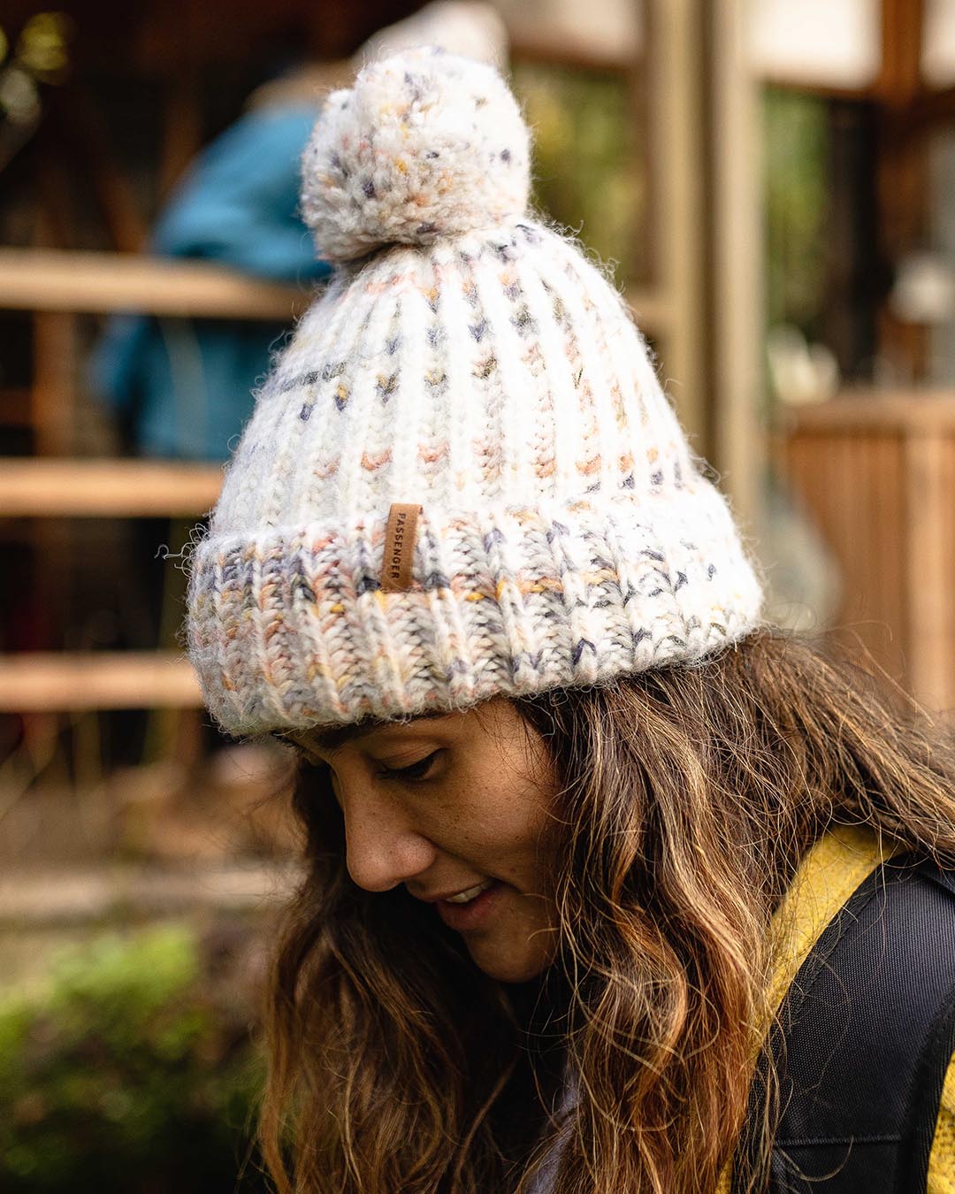 Passenger Mellow Bobble Hat Hazy Multi