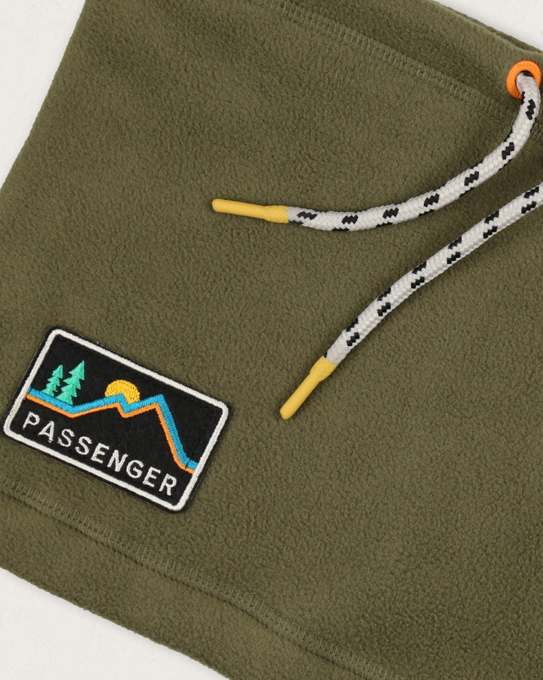 Passenger Tor Recycled Polar Fleece Snood Khaki