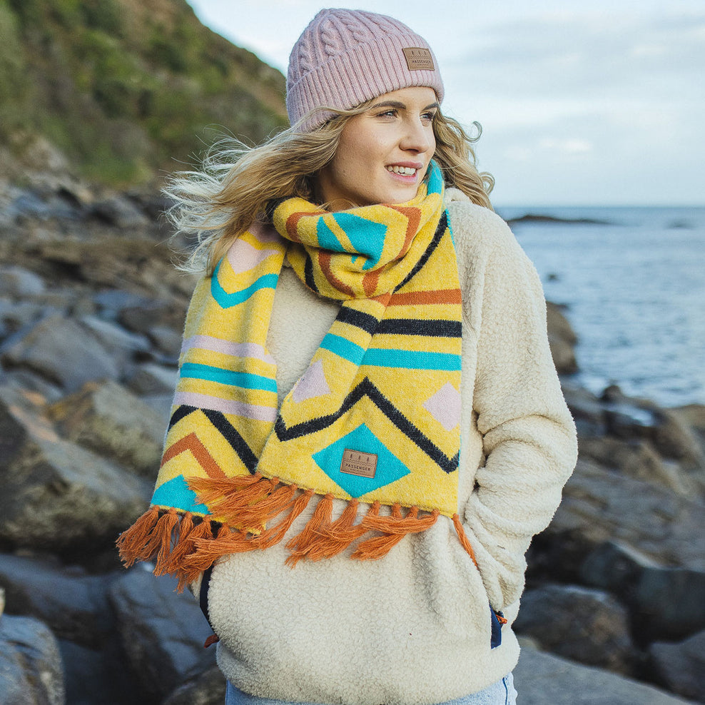 Passenger Cabin Scarf Ochre Yellow