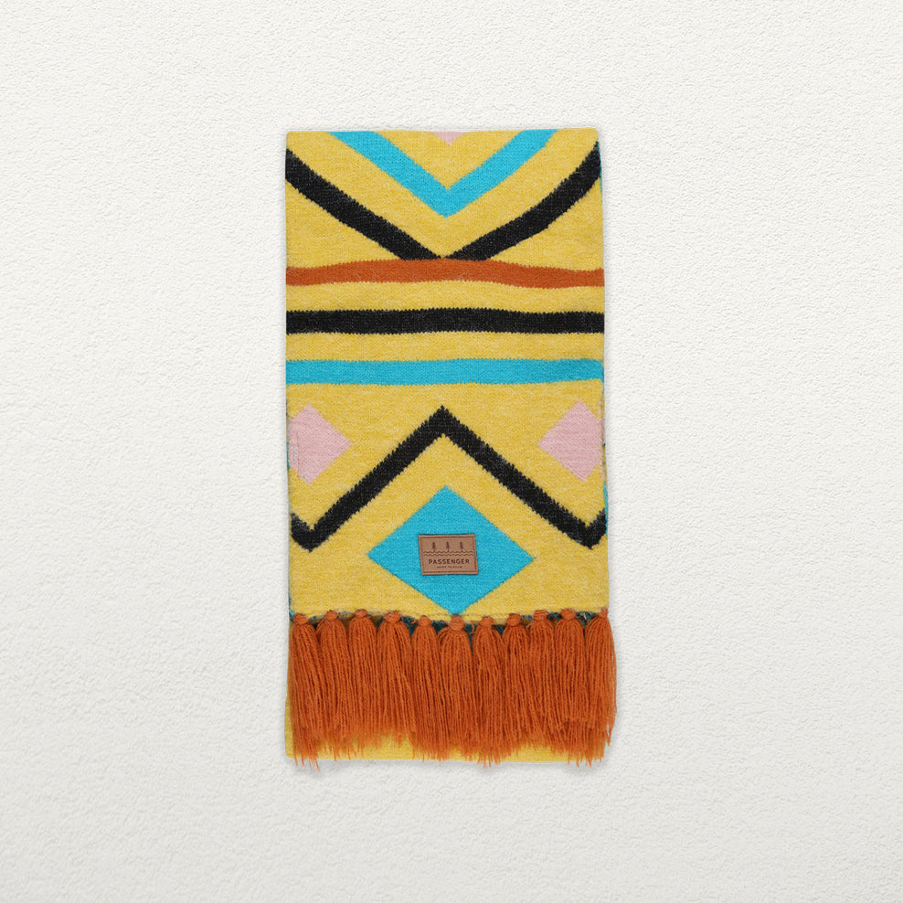 Passenger Cabin Scarf Ochre Yellow
