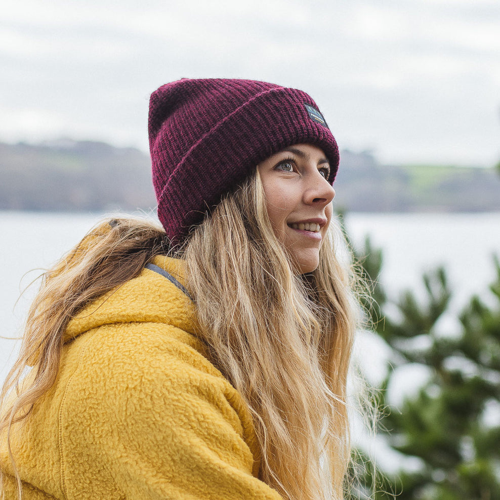 Passenger High Tide Double Layered Beanie Russet