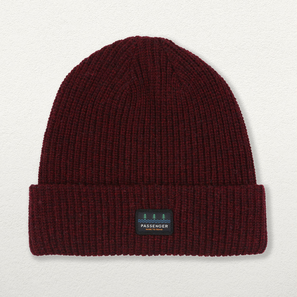 Passenger High Tide Double Layered Beanie Russet