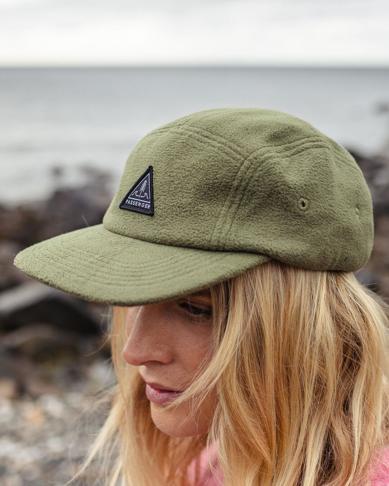 Passenger Pine Recycled Polar Fleece Cap Khaki