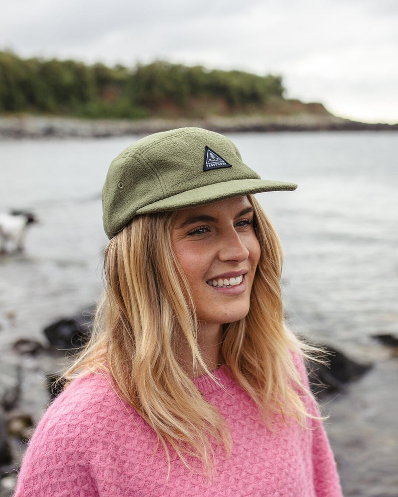 Passenger Pine Recycled Polar Fleece Cap Khaki