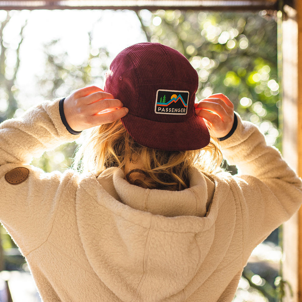 Passenger Downtime Cord Cap Russet