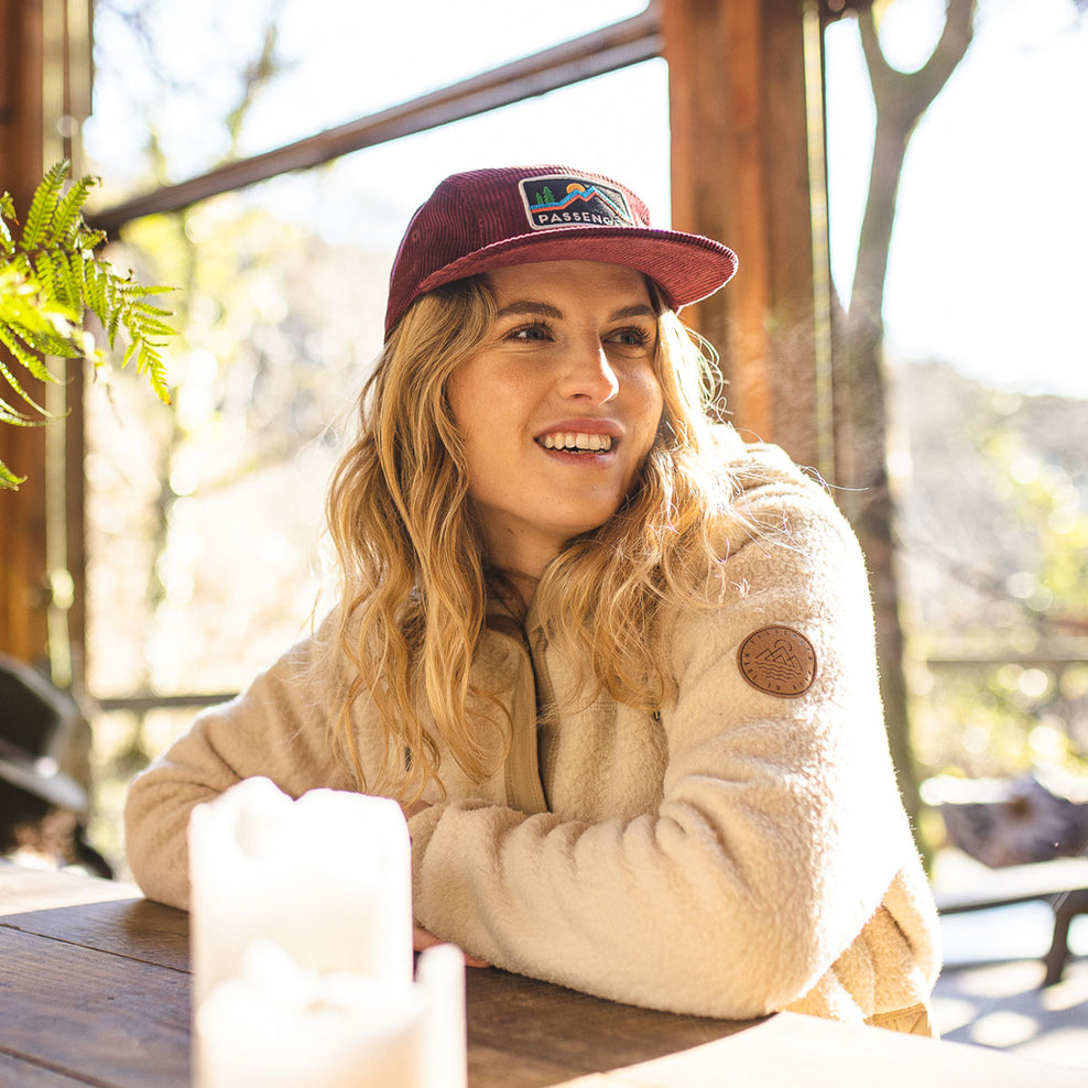 Passenger Downtime Cord Cap Russet