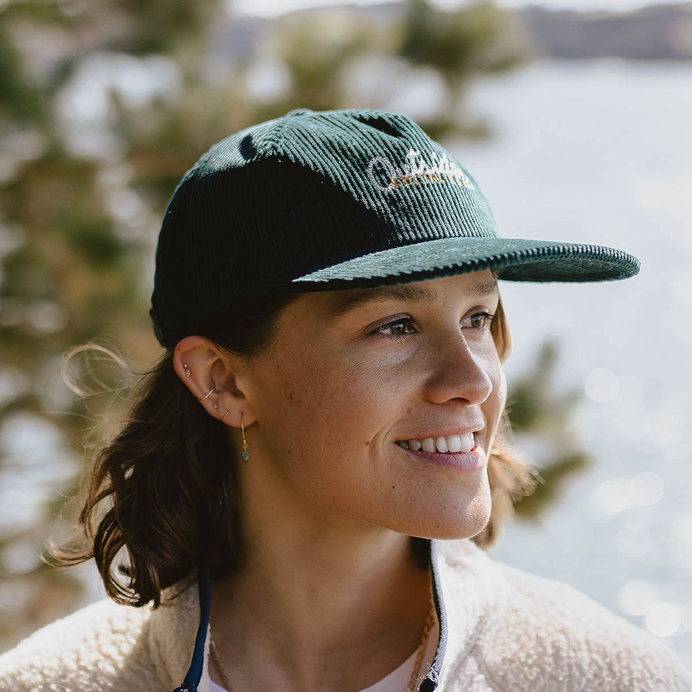 Passenger Outsiders Recycled Cotton Cord Cap Storm Green