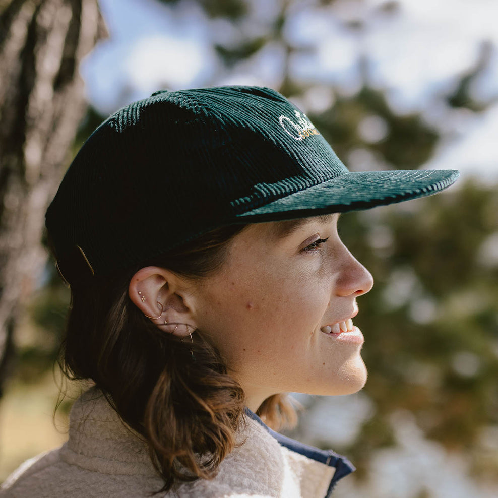 Passenger Outsiders Recycled Cotton Cord Cap Storm Green