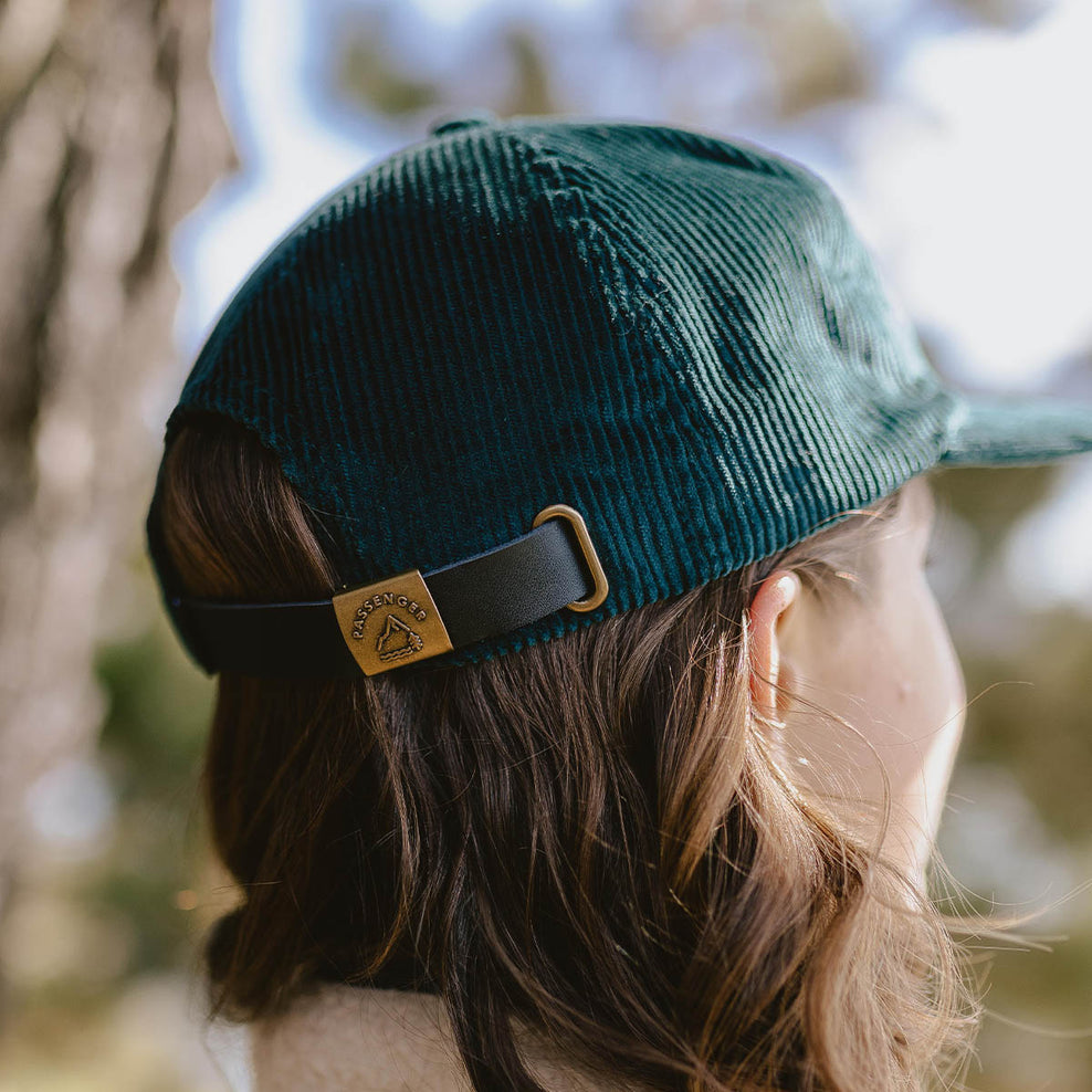 Passenger Outsiders Recycled Cotton Cord Cap Storm Green