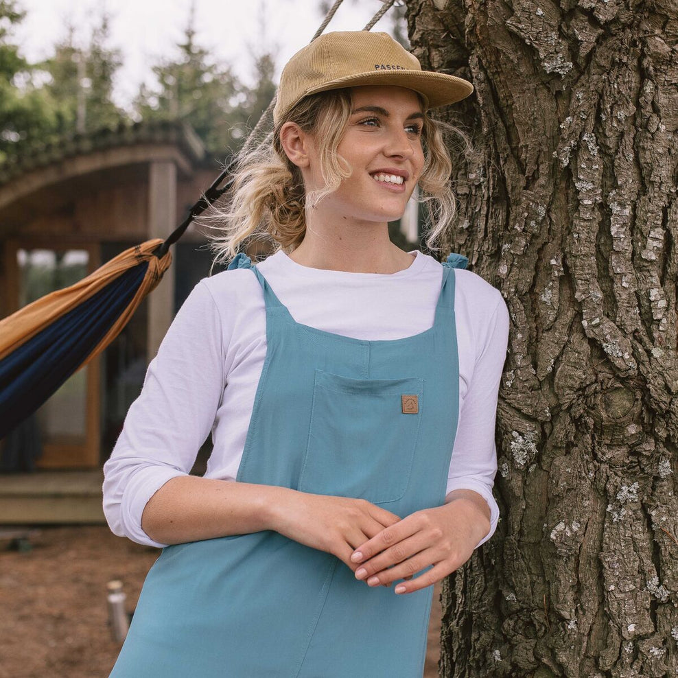 Passenger Byron Recycled Cord 5 Panel Cap Chinchilla Brown