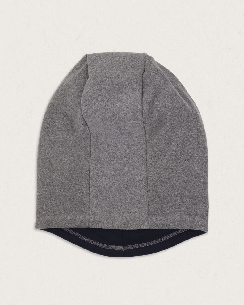 Passenger Snowdrift Recycled Polar Fleece Hood Grey Marl