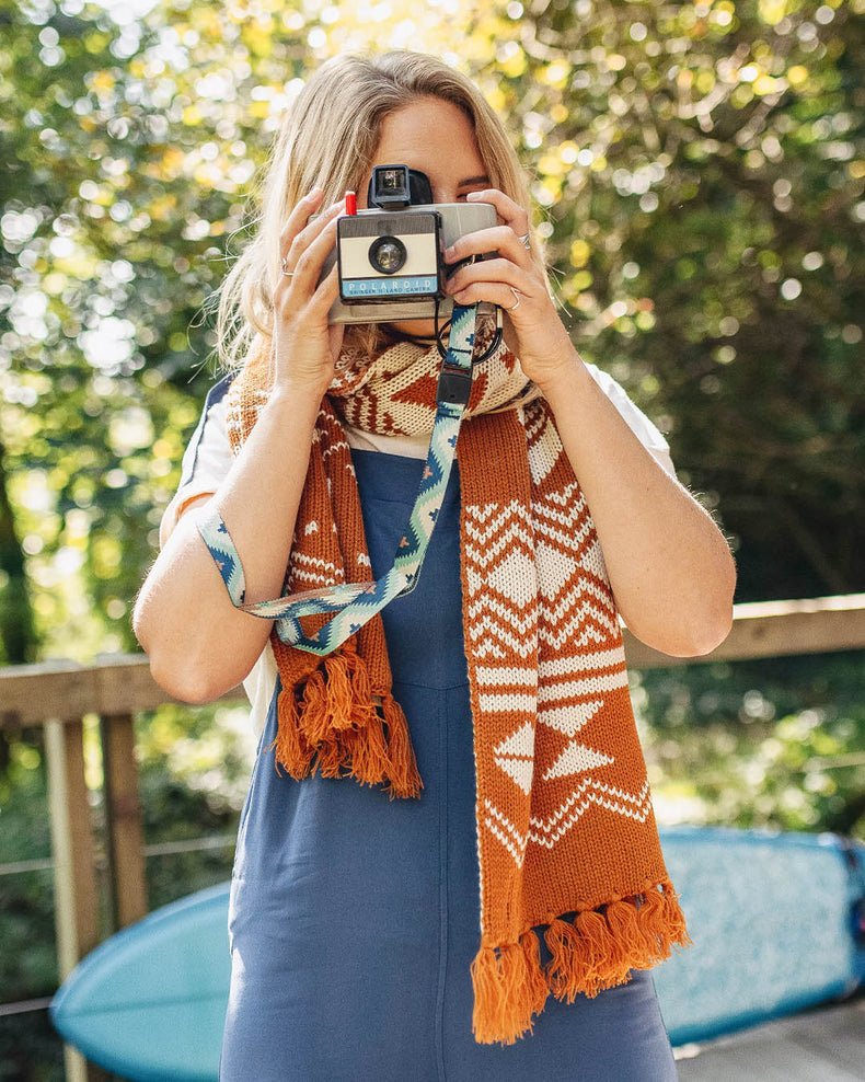 Passenger West Coast Recycled Acrylic Scarf Glazed Ginger