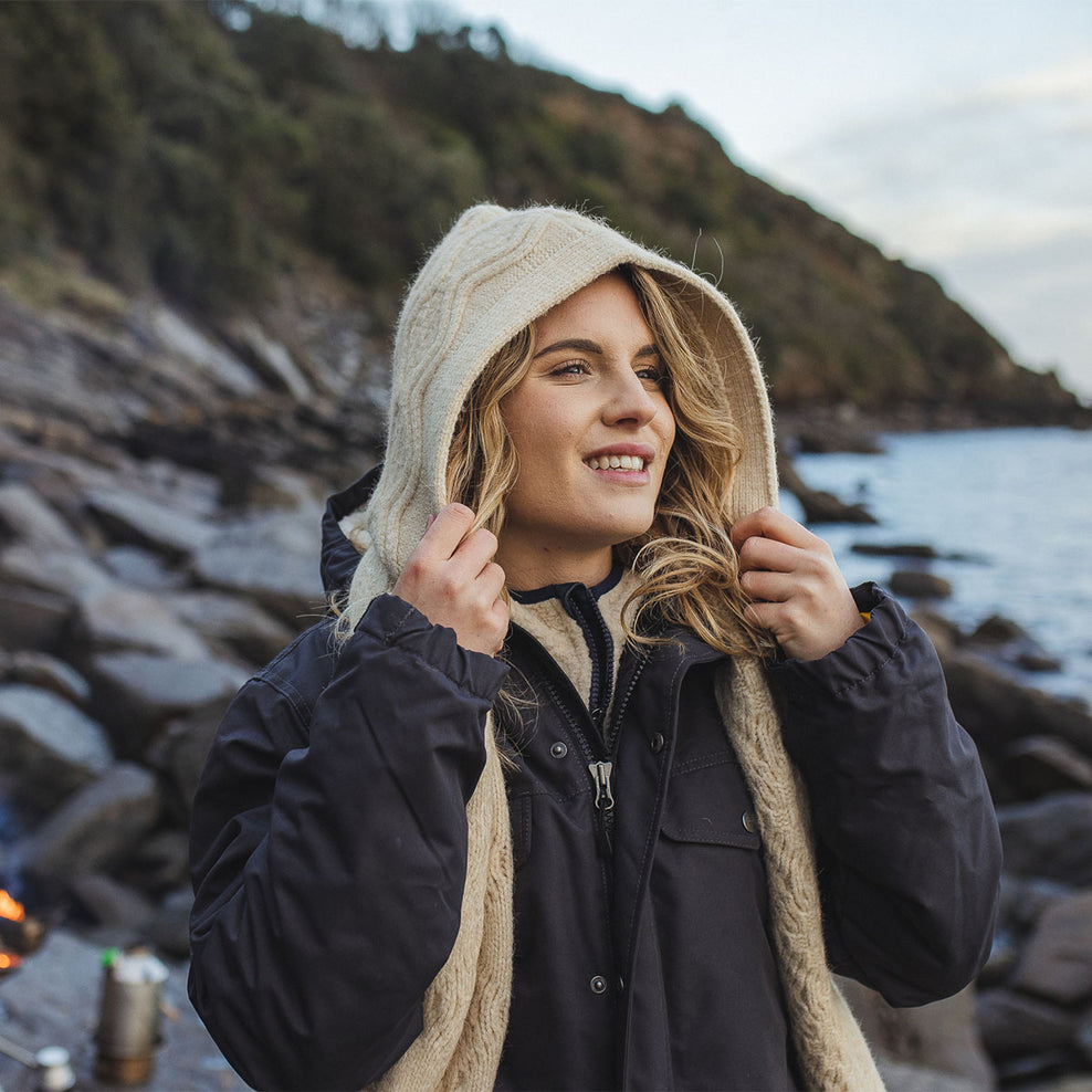 Passenger Wandering Hooded Scarf Birch