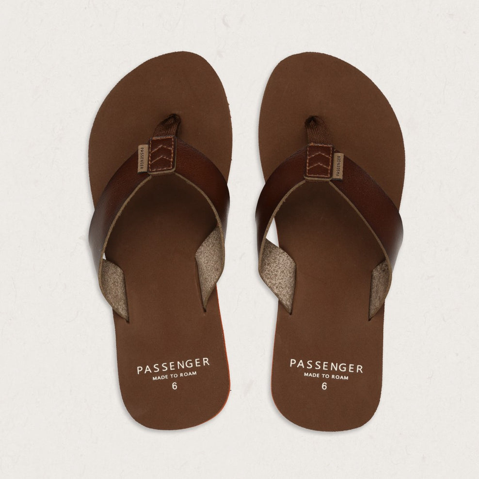 Passenger Malibu Flip Flop Dark Brown
