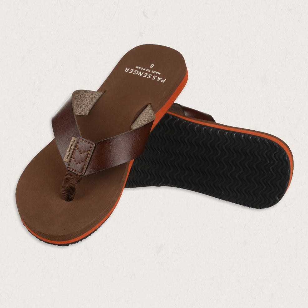 Passenger Malibu Flip Flop Dark Brown
