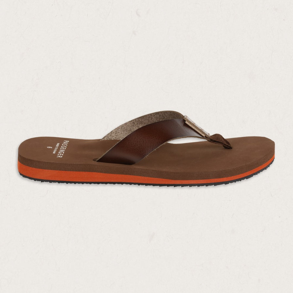 Passenger Malibu Flip Flop Dark Brown