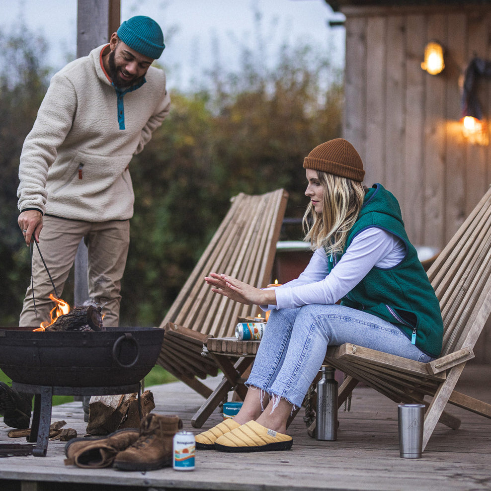 Passenger Fashion Sole Recycled Slipper Ochre Yellow