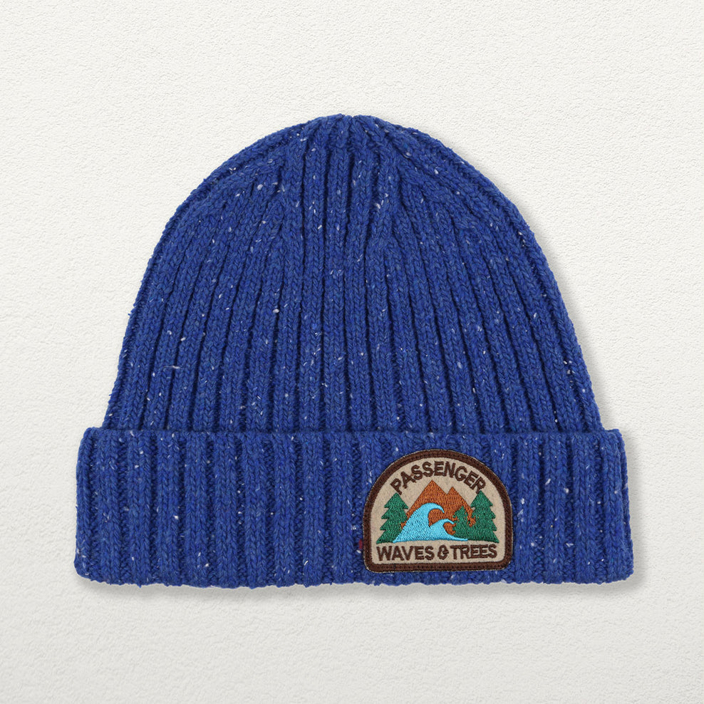 Passenger Katira Rib Knit Beanie Blue Coral