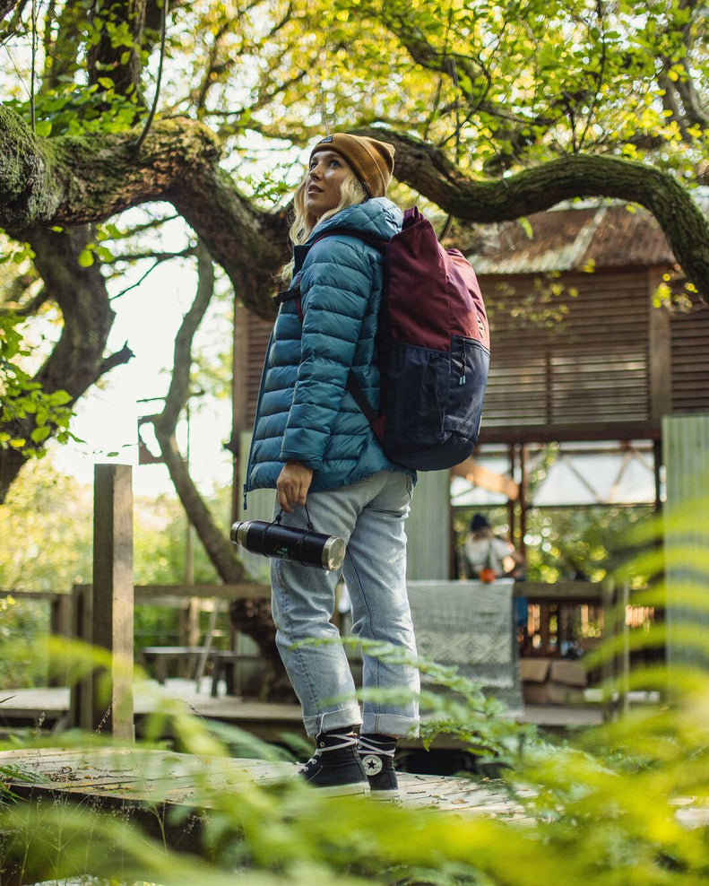 Passenger Backwoods Recycled Rolltop 32L Navy/Burgundy
