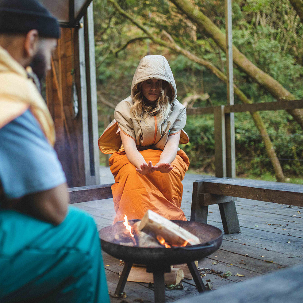 Passenger Fashion Good Times Recycled Sleep Sack Chinchilla Brown/Sunrise Orange